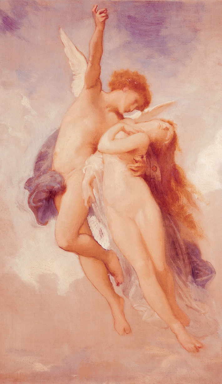  阿道夫·布格罗 Adolphe Bouguereau —— 爱神与塞姬